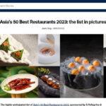 2023年度「アジアのベストレストラン50」ベスト100までのリスト